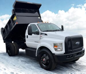 Detroit Chassis on F750 dump truck