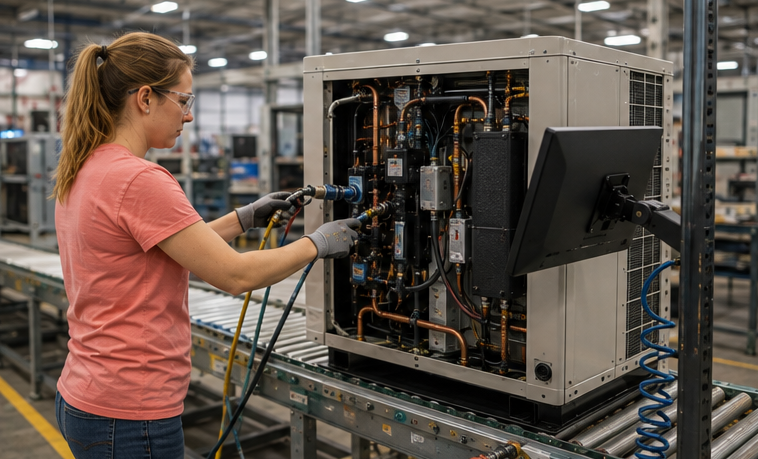 Line balancing in assembly manufacturing